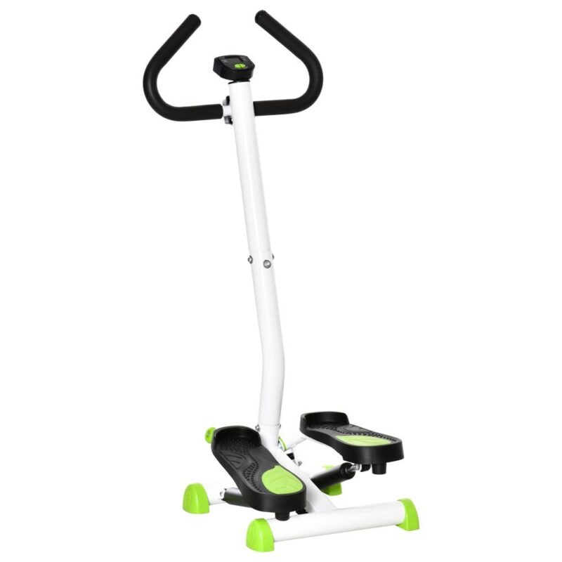 Stepper Fitness Swing Trainer med LCD-skärm för hemmaträning upp till 100 kg