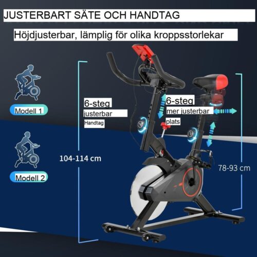 Justerbar inomhuscykeltränare för hemmaträning