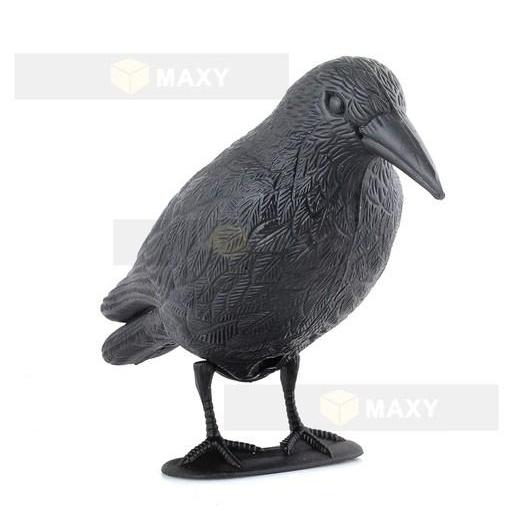 Realistic Raven Bird Repellent – Outdoor Garden Decor 38cm