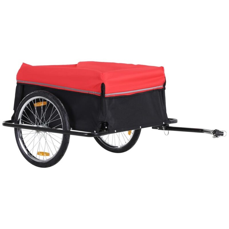 Cargo Trailer Bike Bow for Tours – Drag 40 kg, hopfällbar och synlig