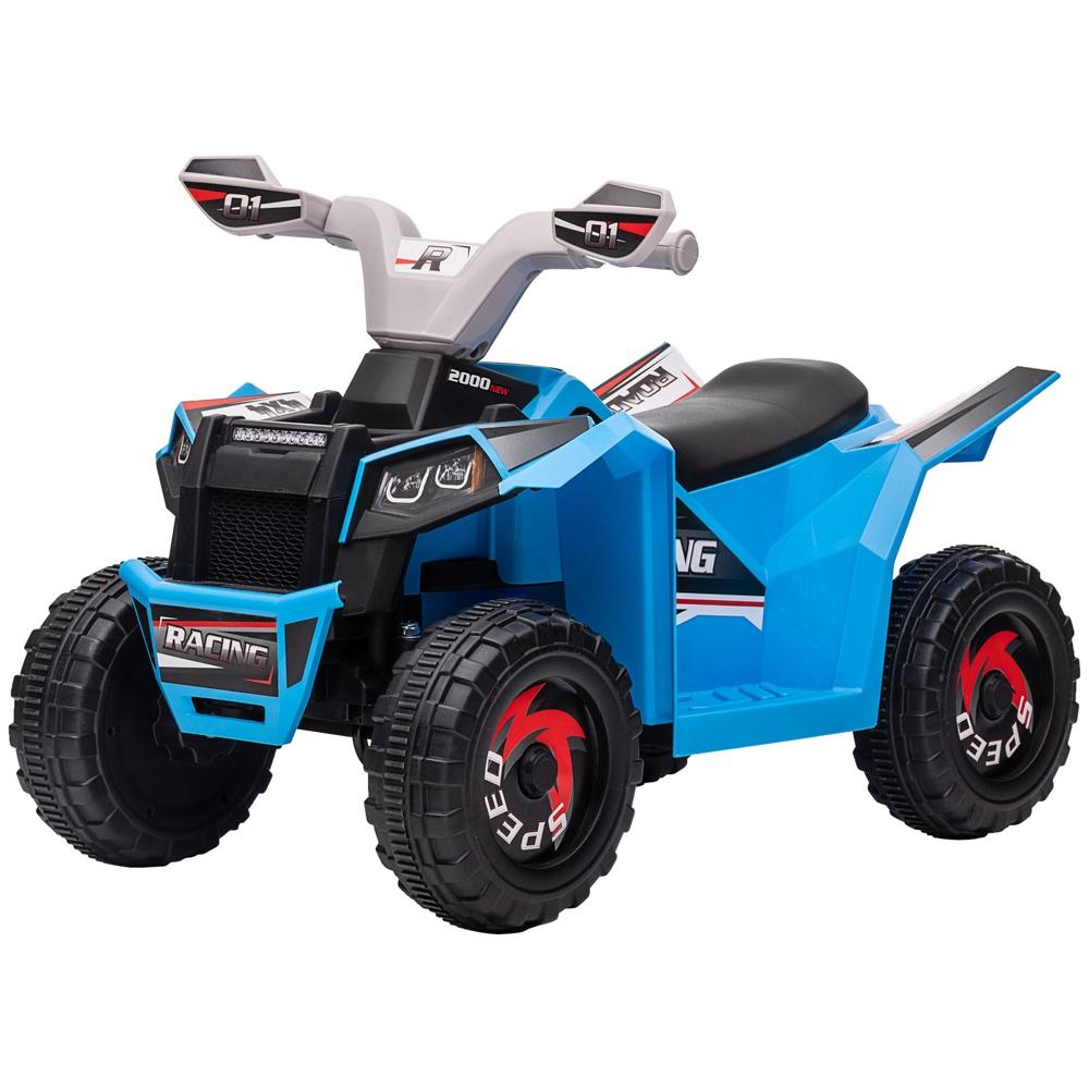 Blue Electric Kids Quad, omvänd funktion, säker hastighet för åldrarna 1-3