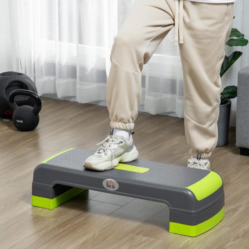 Justerbar höjd Aerobic Stepper för effektiv konditionsträning (150 kg kapacitet)