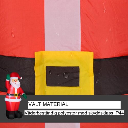 Uppblåsbar LED jultomte dekoration för inomhus/utomhus jul🎄