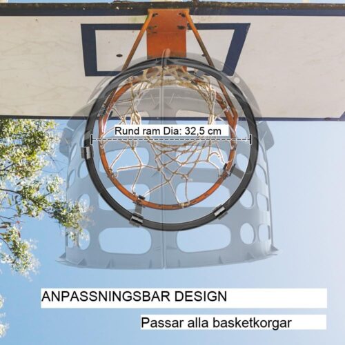 Basketrebounder med 360° rotation för inomhusträning utomhus