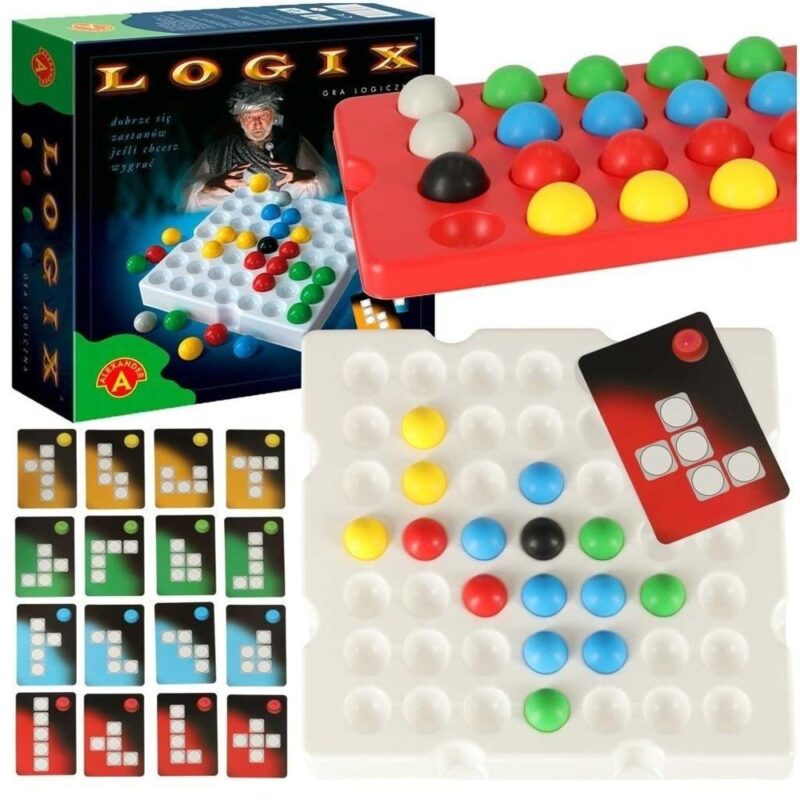 ALEXANDER Logix Pusselspel: 46 Piece Spatial Strategy Brädspel för 2-4 spelare