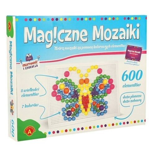 ALEXANDER Magical Mosaics Art Set – 600 färgglada stift för kreativ design