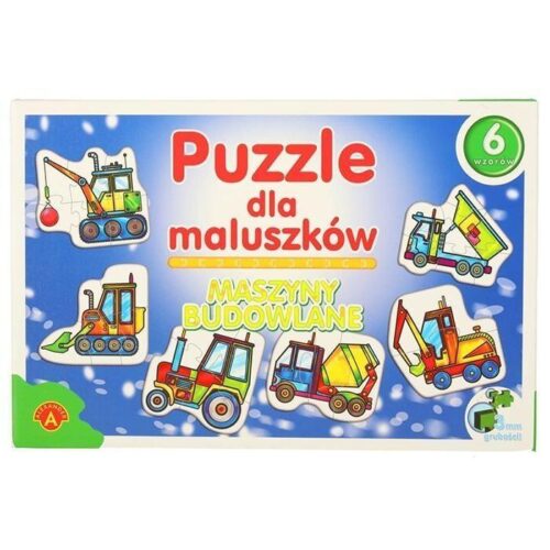 Alexander Toddler Puzzle – 27-delade konstruktionsfordon (åldrar 2+)