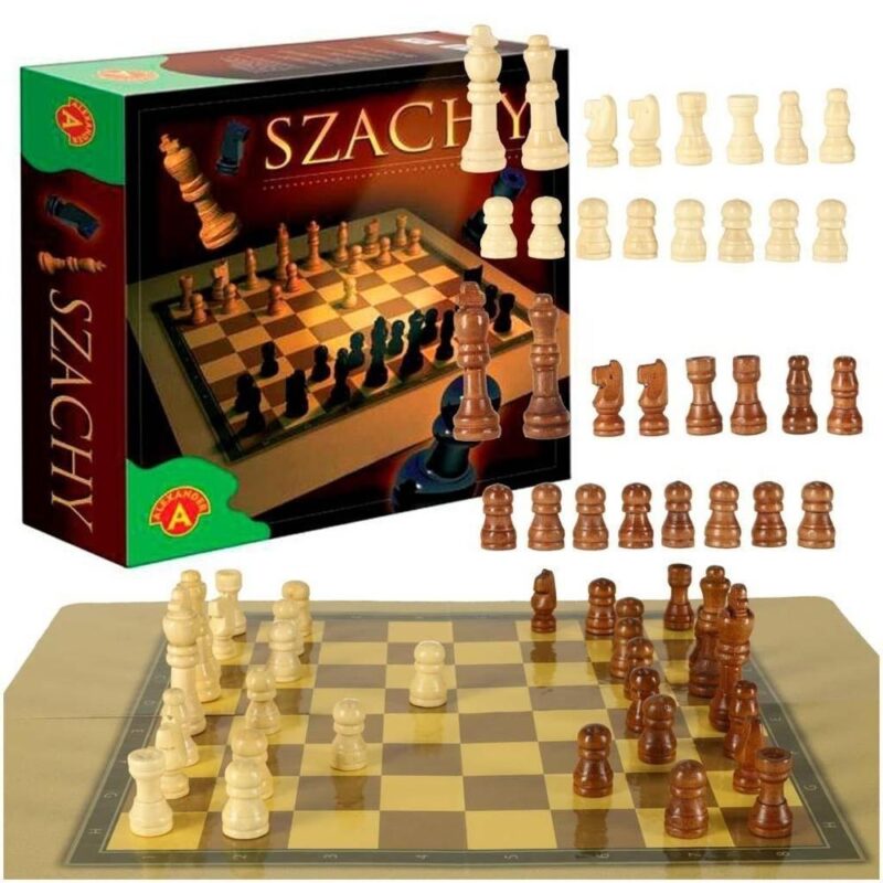 Alexander Classic Chess Set – Brädspel i trä för vuxna och barn