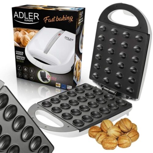 ADLER AD 3039 Peanut Butter Maker – Baka 24 kakor på 2 minuter med XL storlek och non-stick beläggning