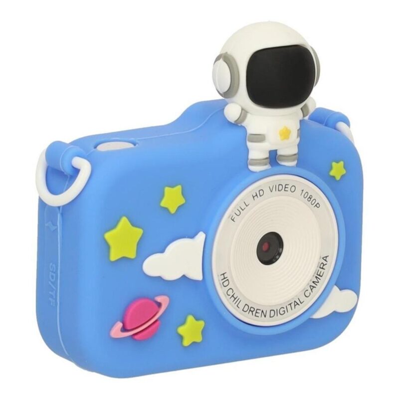 Astronaut Kids Digital Camera Blue, 3MP, videoinspelare, spel och musikspelare