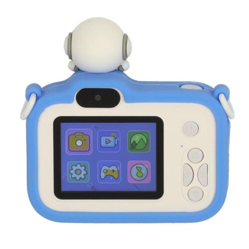 Astronaut Kids Digital Camera Blue, 3MP, videoinspelare, spel och musikspelare