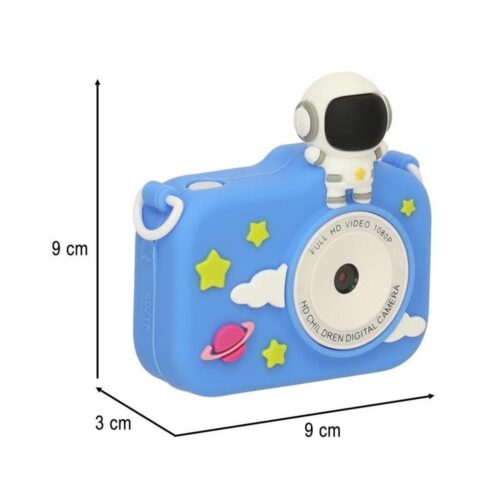 Astronaut Kids Digital Camera Blue, 3MP, videoinspelare, spel och musikspelare