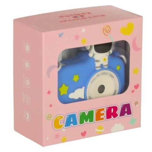 Astronaut Kids Digital Camera Blue, 3MP, videoinspelare, spel och musikspelare