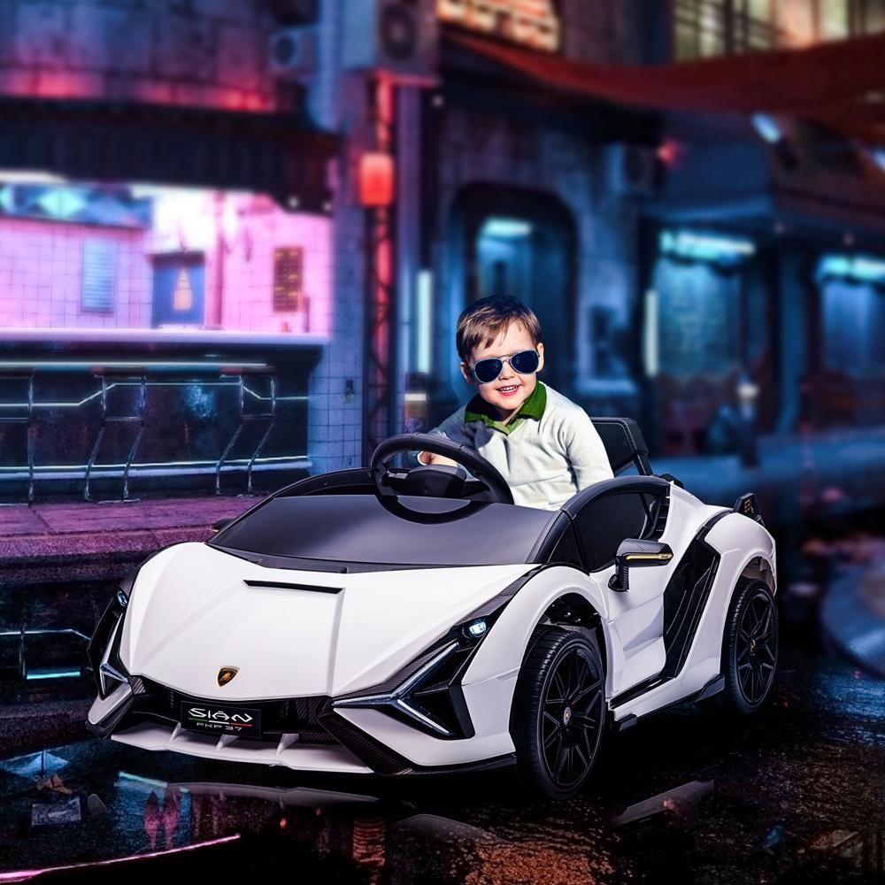 Licensierad Lamborghini Ride On Car, fjärrkontroll, 3 hastigheter, musik och ljus