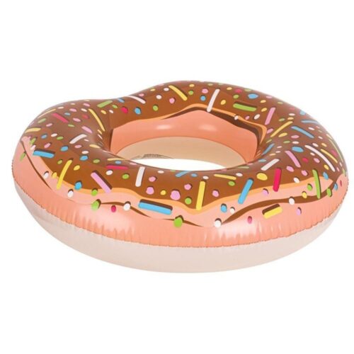 BESTWAY Donut uppblåsbart simhjul, 107 cm brons, poolflottor för vuxna för sommarnöje