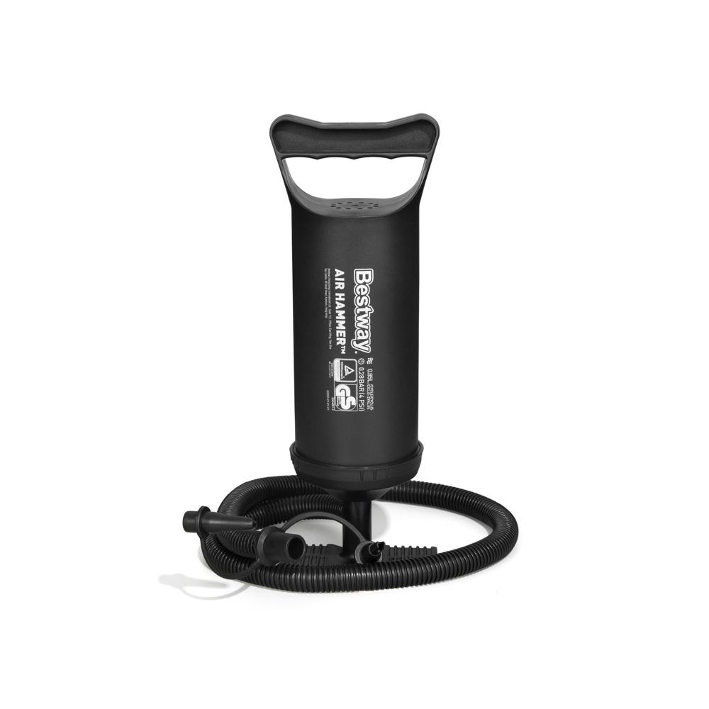 BESTWAY kolvhandpump, 30 cm, blåser upp pooler, madrasser, bollar och leksaker