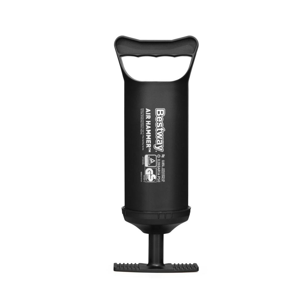 BESTWAY kolvhandpump, 30 cm, blåser upp pooler, madrasser, bollar och leksaker