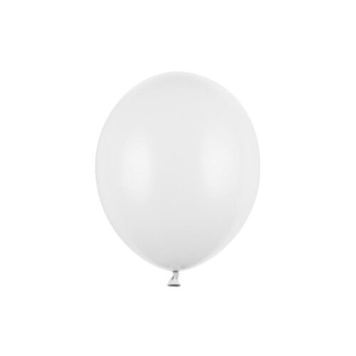 Pastellvita ballonger 30cm – 100 Pack – Bröllopsdekorationer och festtillbehör