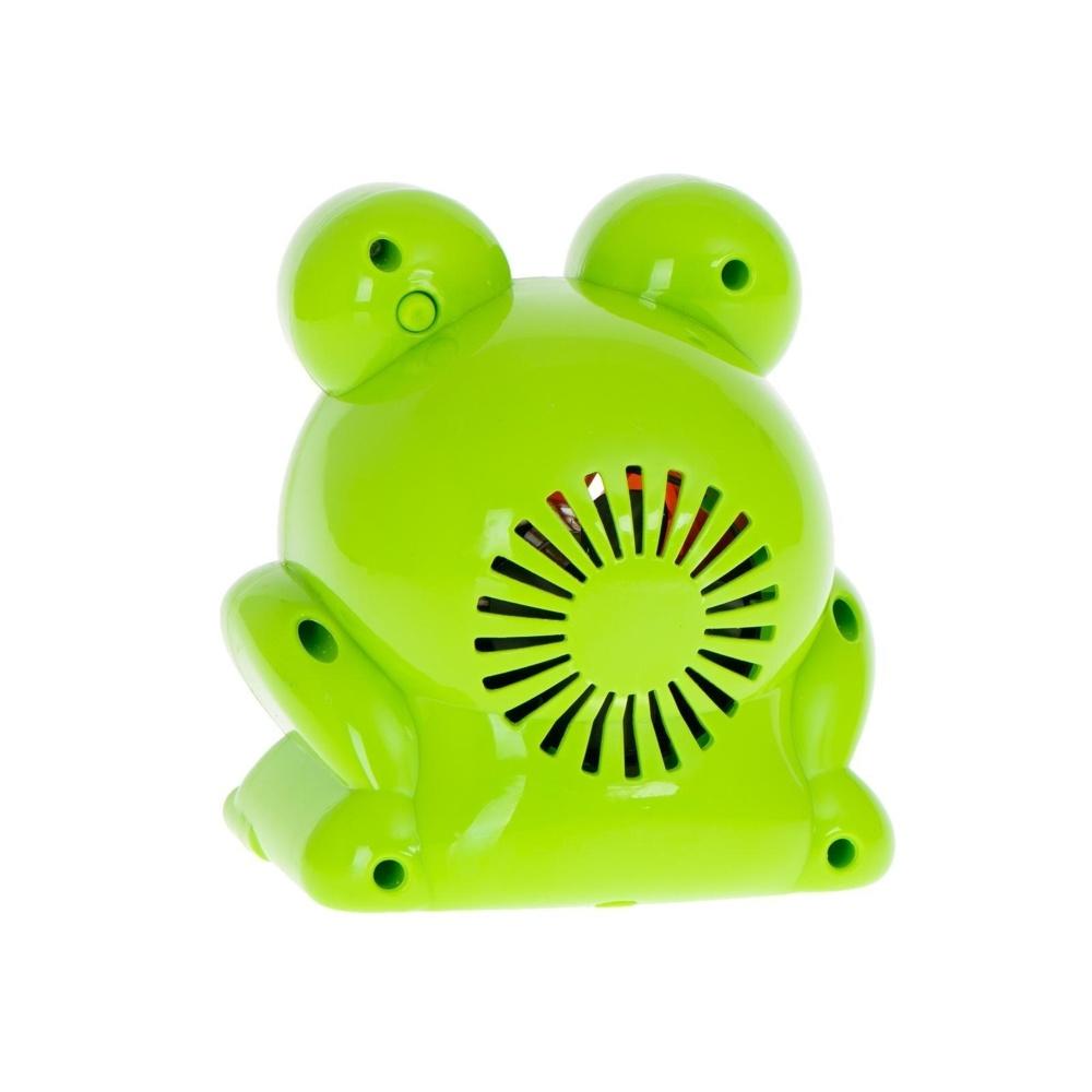 Green Frog Bubble Machine: Skapar färgglada bubblor för barn