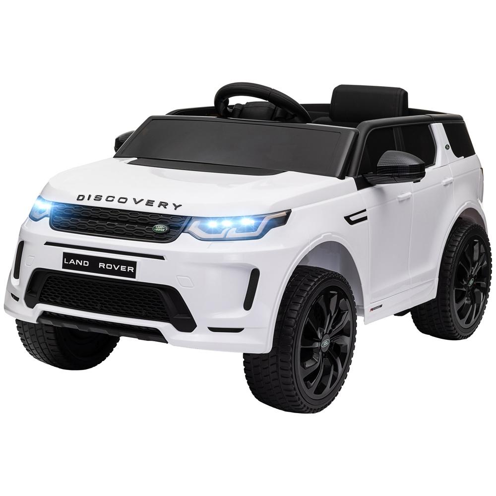 12V licensierad Land Rover Kids elbil med fjärrkontroll och musik