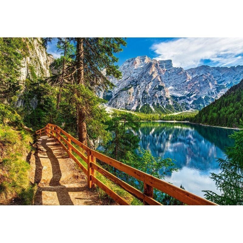 1000 Piece Braies Lake, Italien Pussel av Castorland