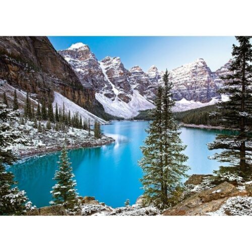 1000 Piece CASTORLAND Jewel of the Rockies Puzzle, Canadian Lake Scene