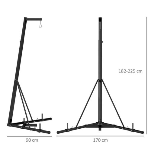 Justerbar höjd Heavy Duty boxningssäcksstativ – 60 kg kapacitet