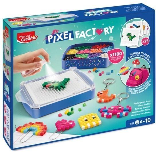 Water Bead Art Kit för barn – 1110 pärlor, mallar och tillbehör