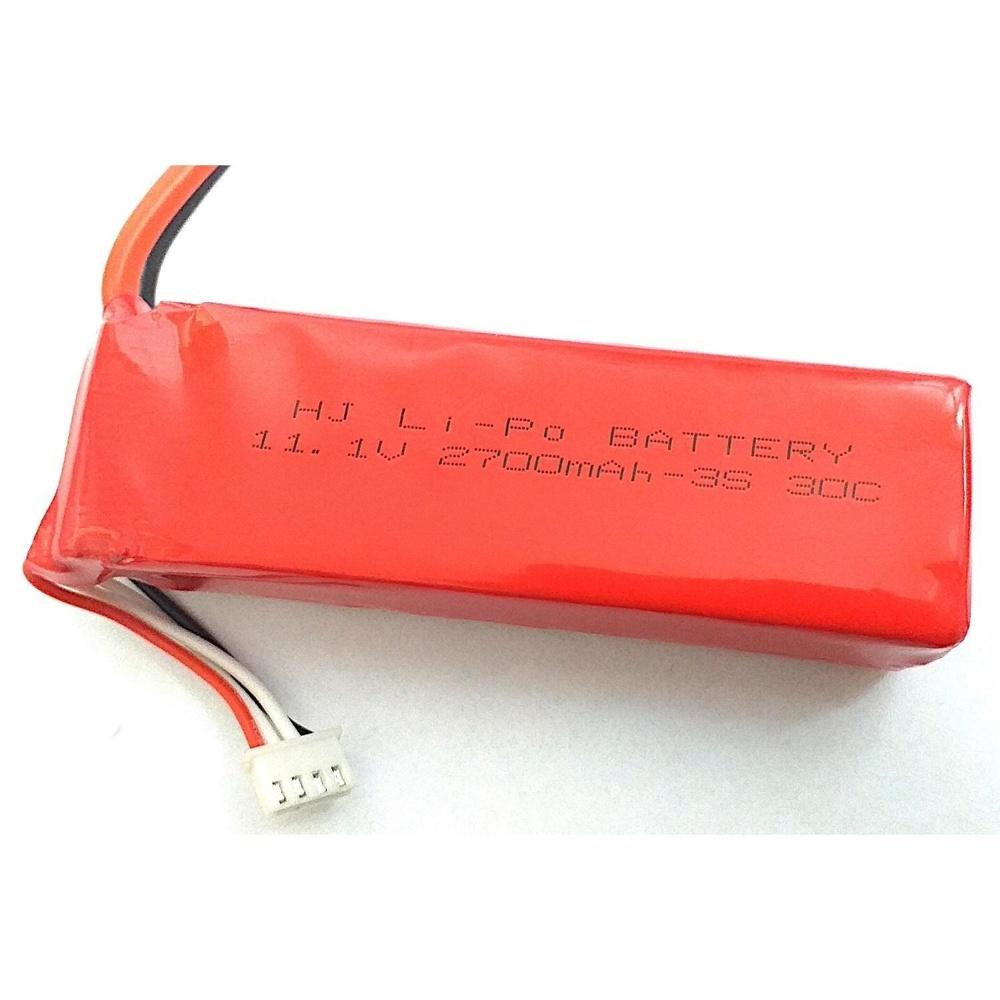 Del RC FT012 11,1V 2700mAh uppladdningsbart batteri med hög kapacitet