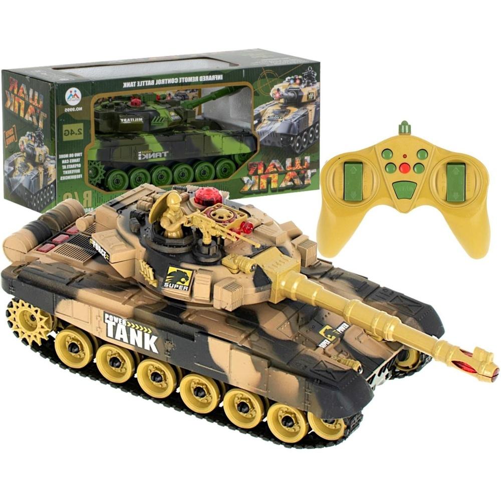 RC War Tank med infraröd strid och realistiska ljud