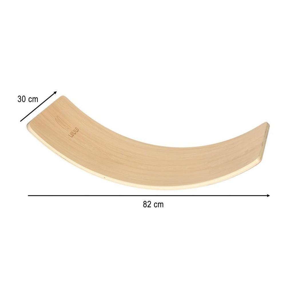 Linden Wood Balance Board Rocker för barn och vuxna – motion, nöje och utveckling