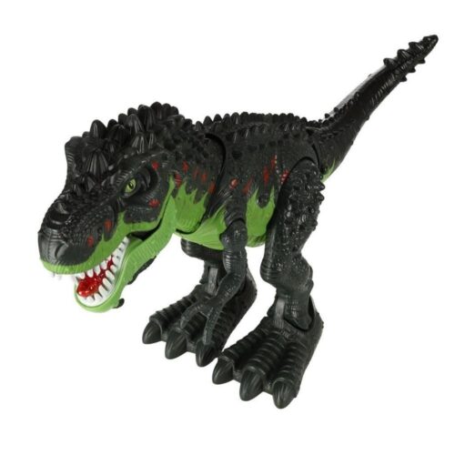 Light Up Roaring T-Rex Dinosaur Toy med Walking Action Green