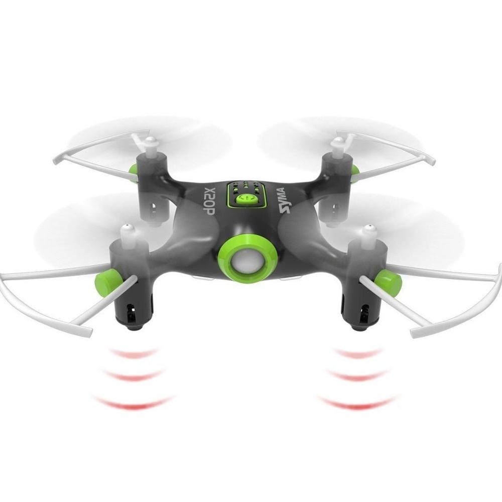 Syma X20P Mini Drönare – 360° vändningar, huvudlöst läge och 20 m räckvidd