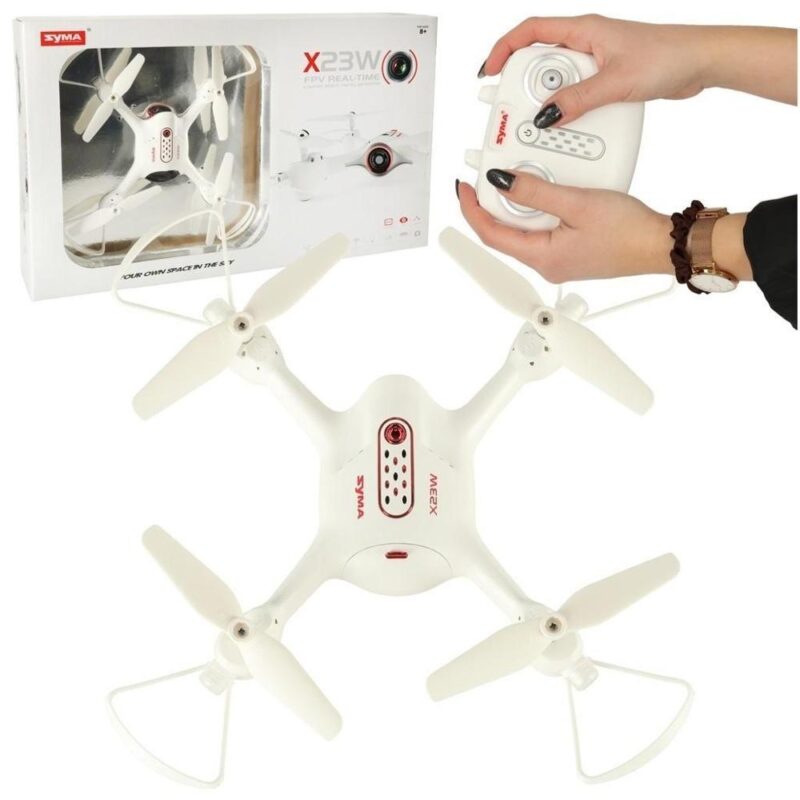 Syma X23W Mini WiFi Drone – 720P kamera, huvudlöst läge, 8 minuters flygtid