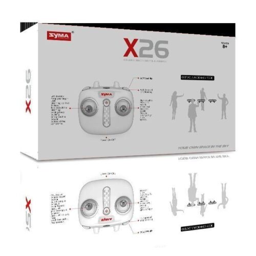 Syma X26 Obstacle Avoidance RC Drone med Headless Mode och Hoover-funktion