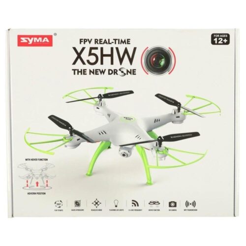 Syma X5HW RC Drönare med FPV-kamera – Hover-funktion, 3D-flygning och 2,4 GHz-kontroll