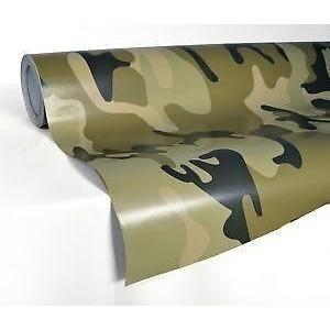 Camouflage Desert Vinyl Wrap Film 1,52x30M för bilar och möbler