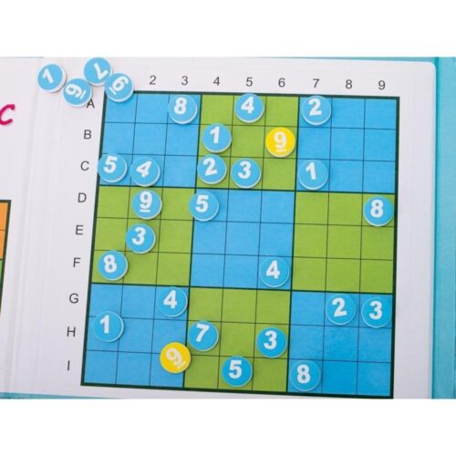 Magnetisk Sudoku Pusselspel för barn och vuxna – Logik och rolig inlärningsleksak