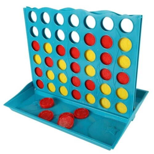 Happy Four Connect Four strategispel för två spelare