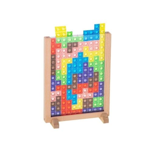 Stående Tetris-pusselspel – utvecklar tänkande och rumsliga färdigheter