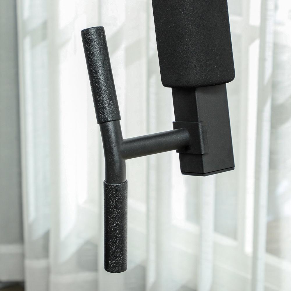 Kraftig kraftstation med Lat Pull-Down och Benpress för Home Gym – Svart