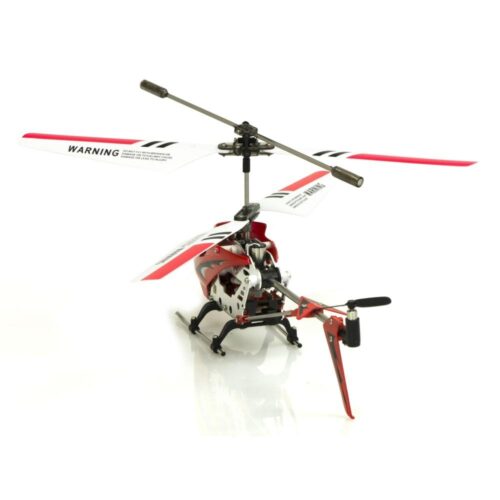 Syma S107G Metal Series Red RC Helikopter – 3D-flyg och gyrostabilisering