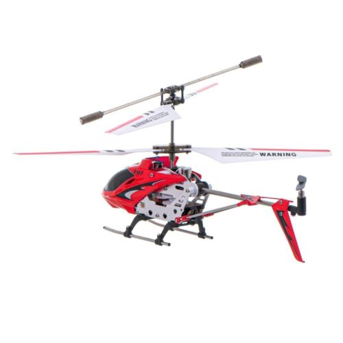 Syma S107G Metal Series Red RC Helikopter – 3D-flyg och gyrostabilisering