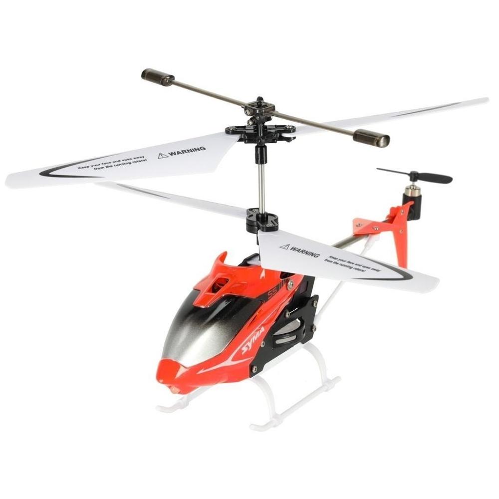 Syma S5 RC Helikopter – Röd, 3-kanals gyrostabiliserad för nybörjare