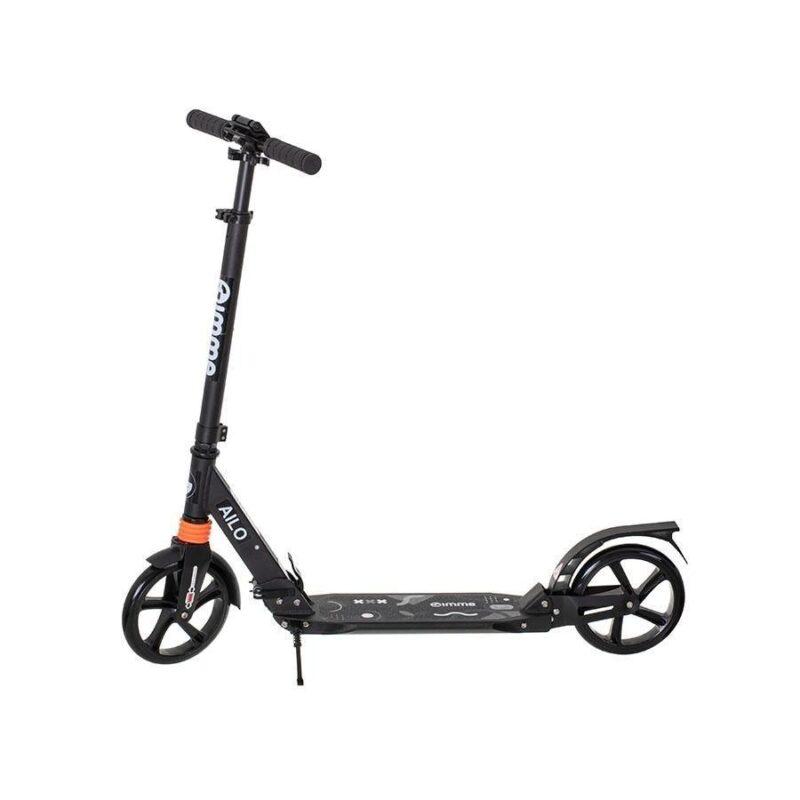 AILO Folding City Scooter – 200 mm hjul, stötdämpare, för åldrarna 8+