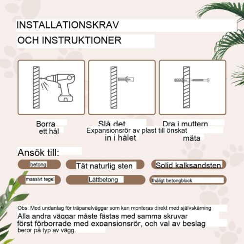 5-delat kattklätterväggsset med skrapstolpar, hängmatta och plattform – ljusgrå