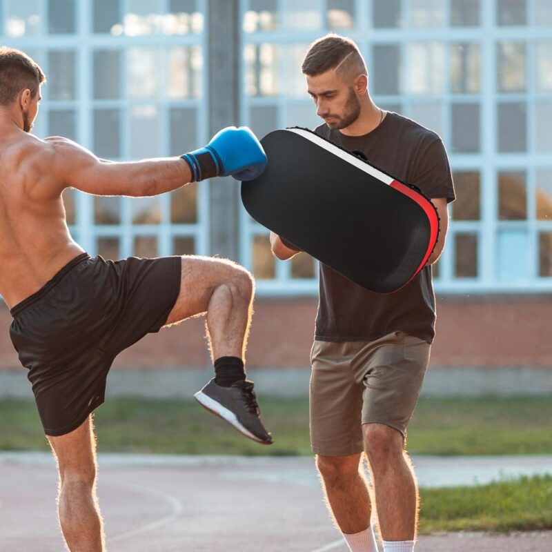 Kraftiga kickboxningsträningsdynor, stötdämpande Muay Thai-kuddar för effektiva träningspass