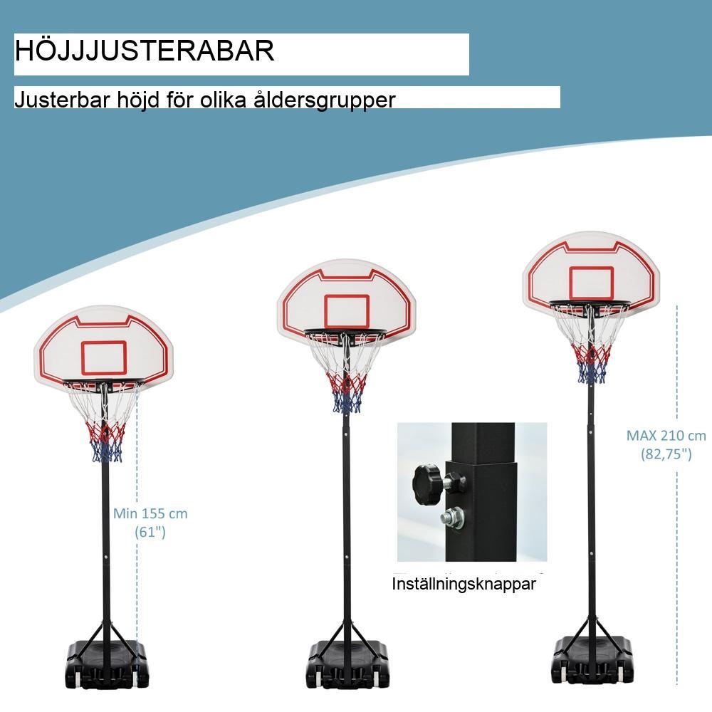 Justerbart basketställ för barn, trädgård och hem