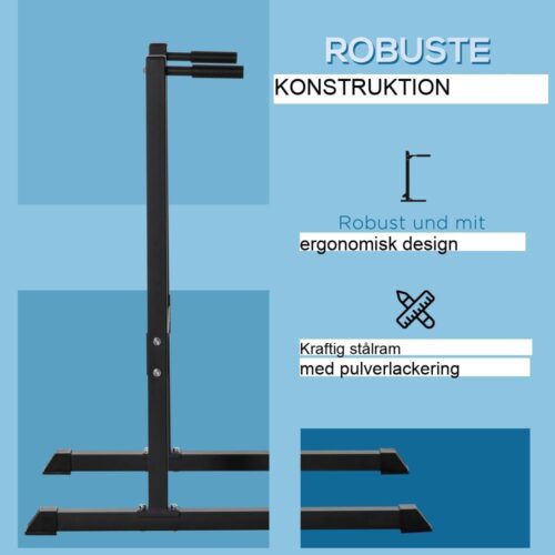 Steel Dip Station för Home Ab och Back Workouts