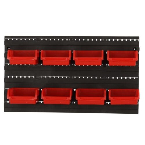 Heavy-Duty Workshop Wall Organizer med hyllor, krokar och korgar – 48×21 tum